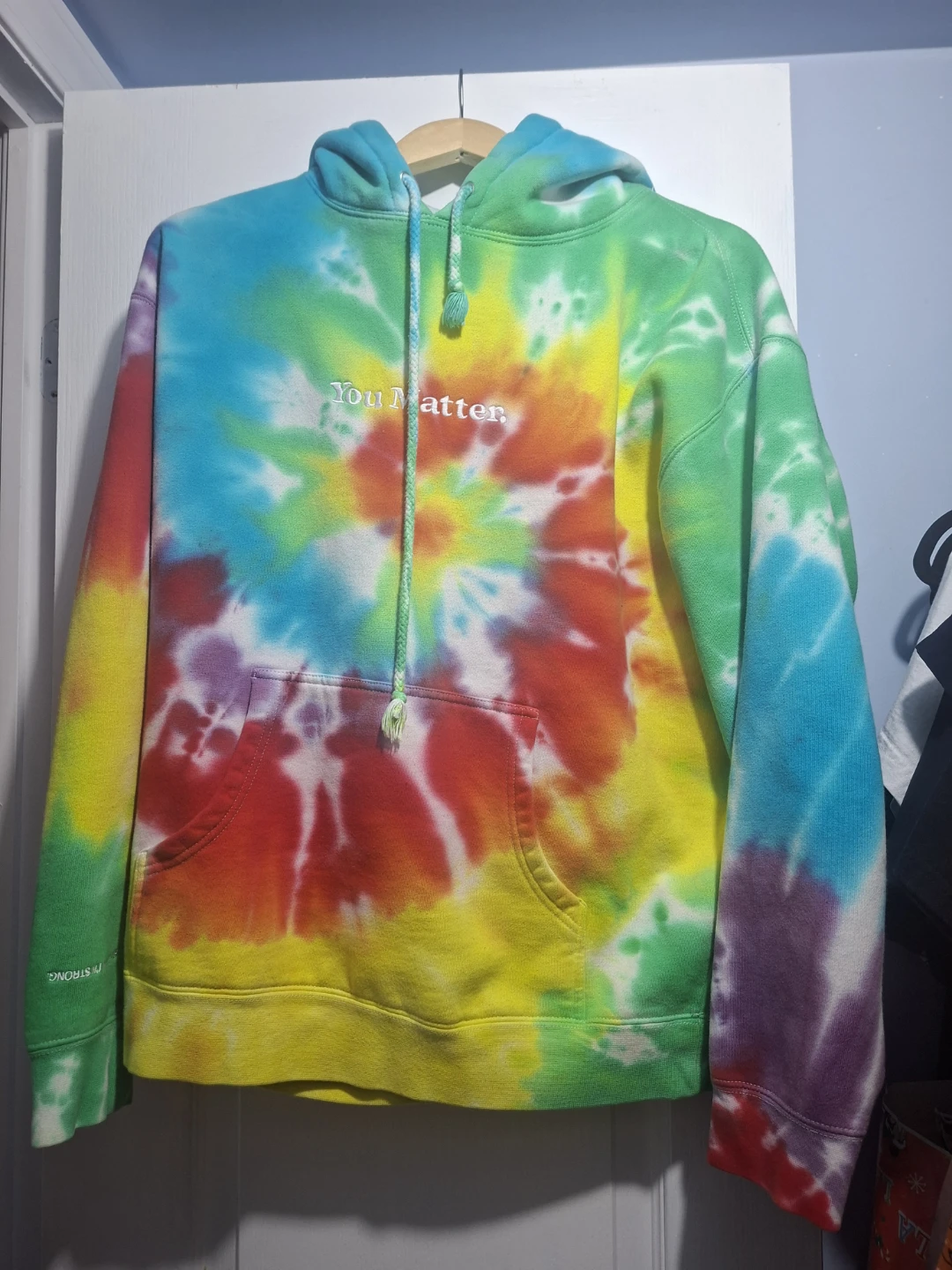 You Matter Rainbow Hoodie (Unisex Large)