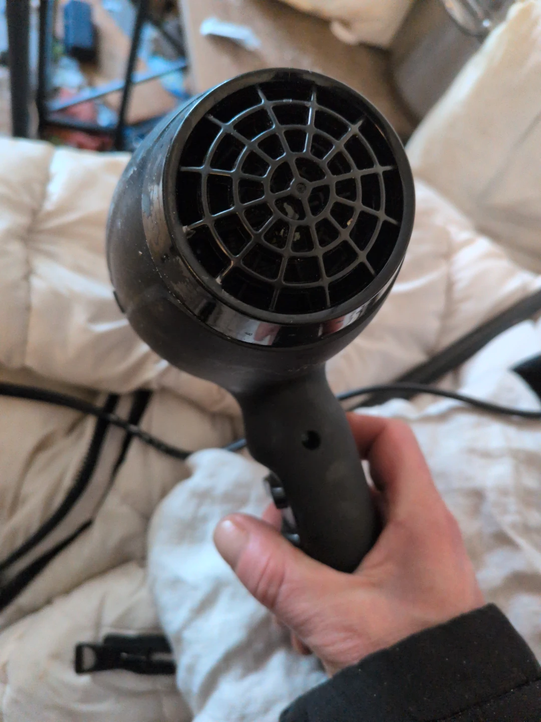 Blow Dryer Revlon brand with a few attachments