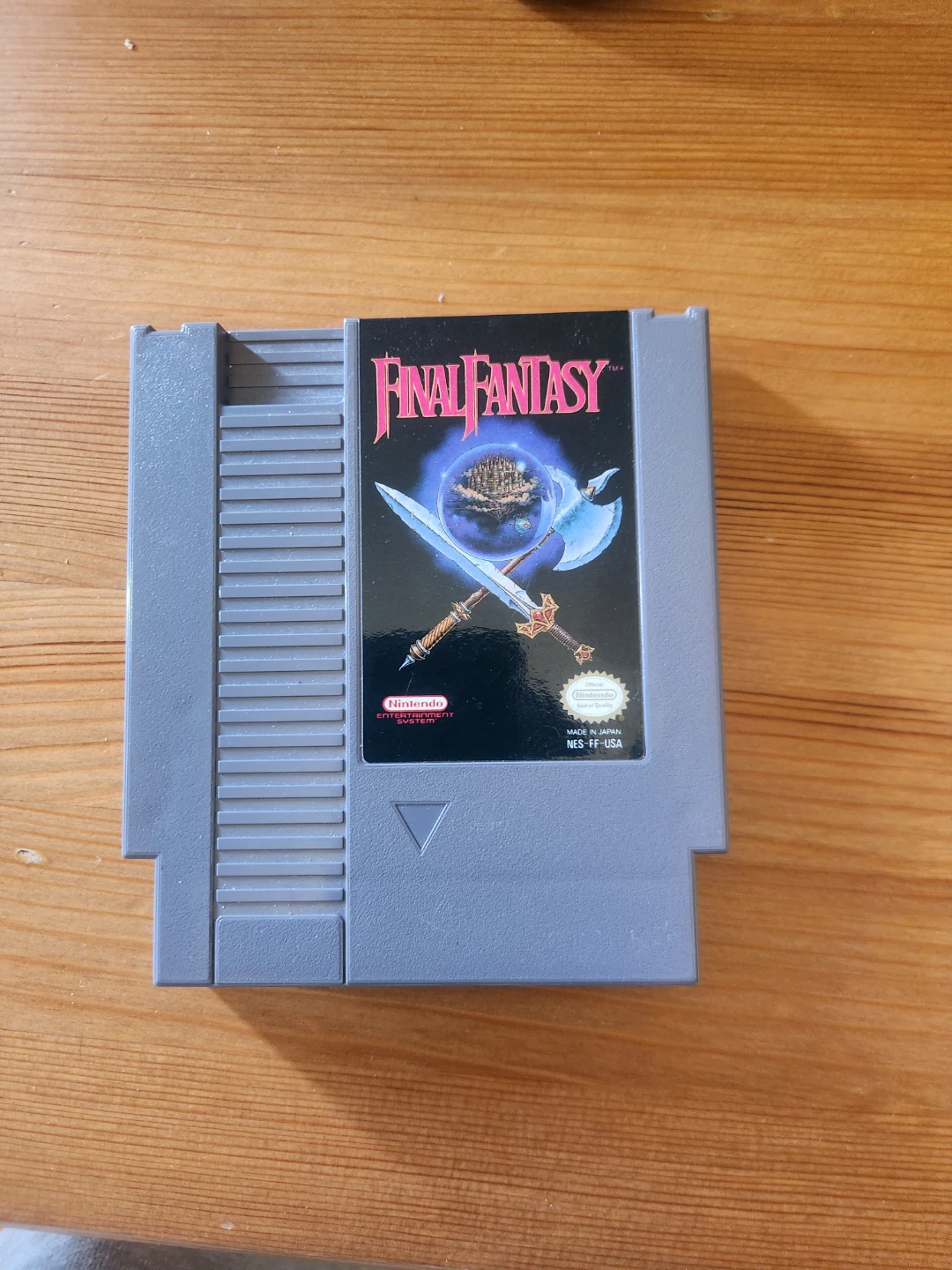 Nintendo NES Final Fantasy Game Cartridge