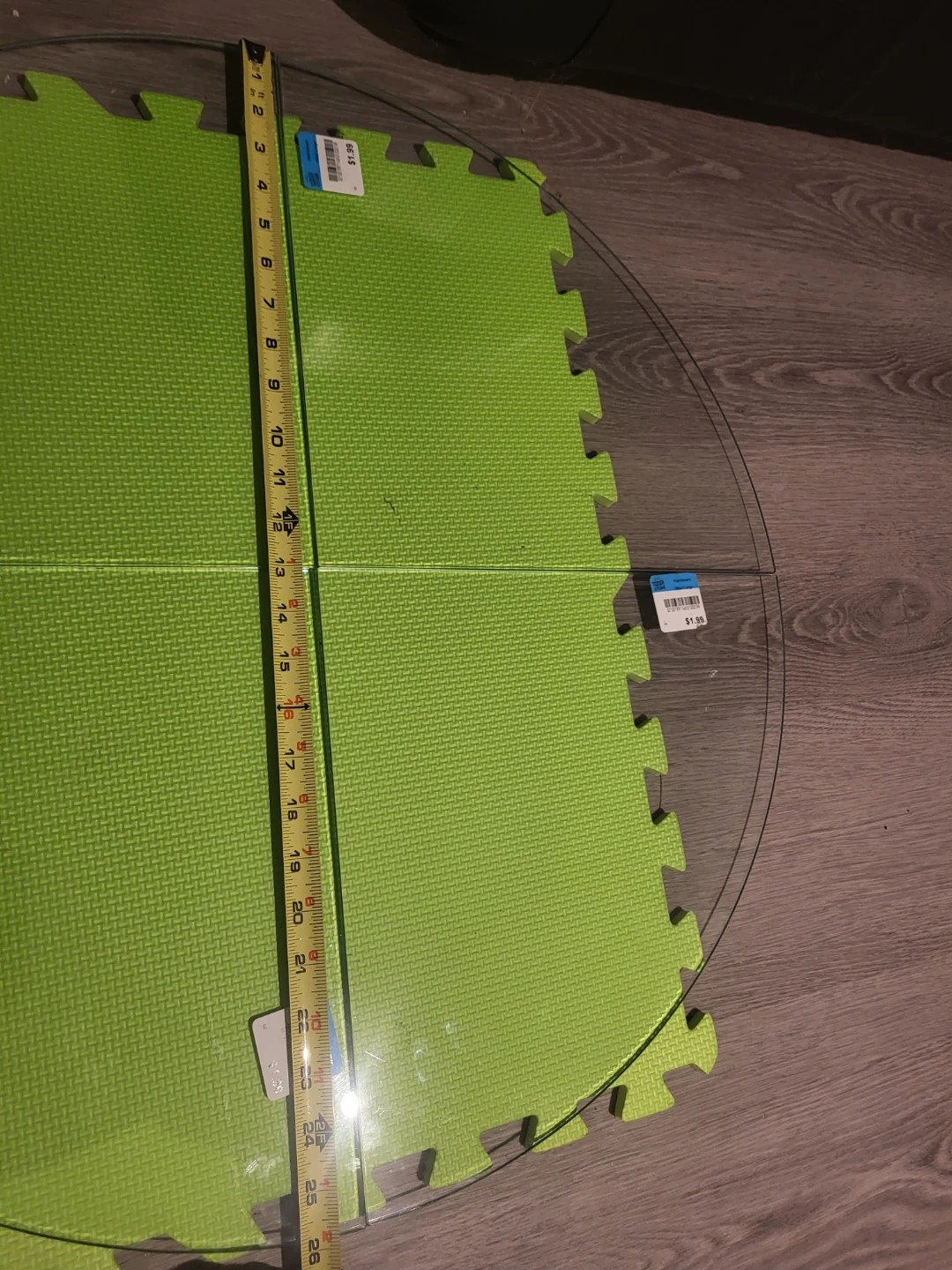 Round 4 Quarter Sectons Glass Table Top - photo 2