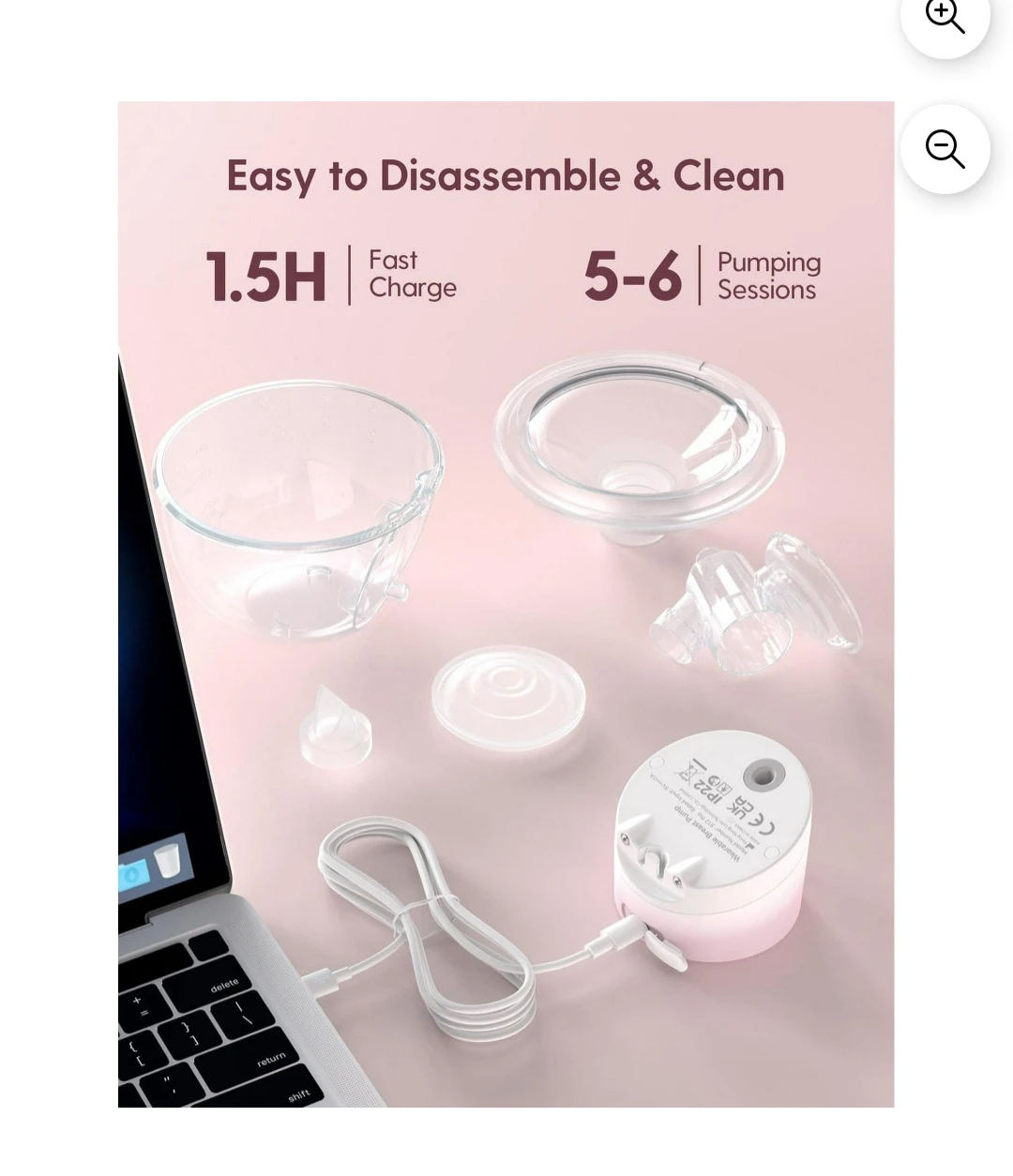 Momcozy S12Pro-V Hands-free Double Breast Pumps - photo 4