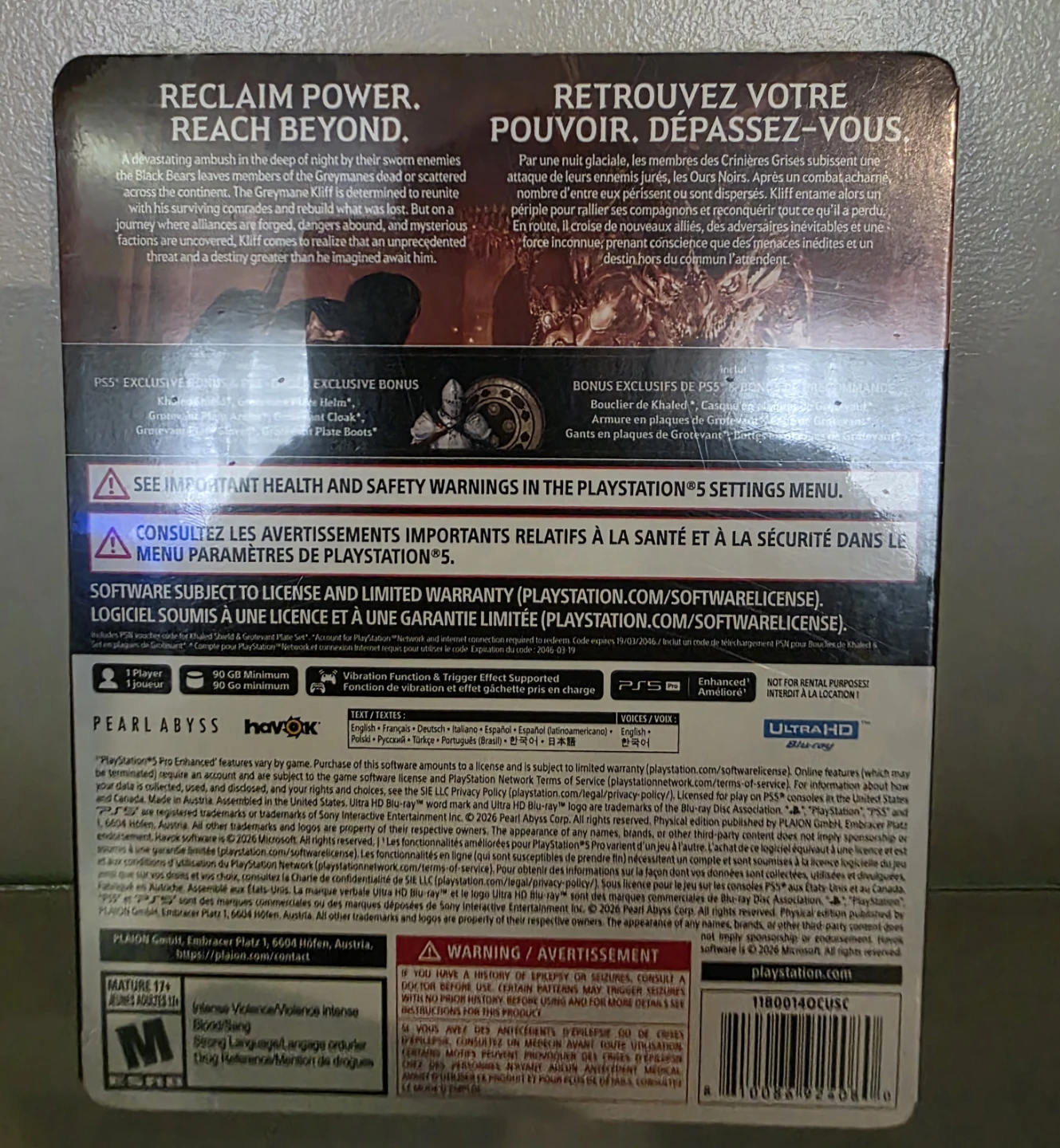Crimson Desert Steelbook Edition PS5 Sealed - photo 2