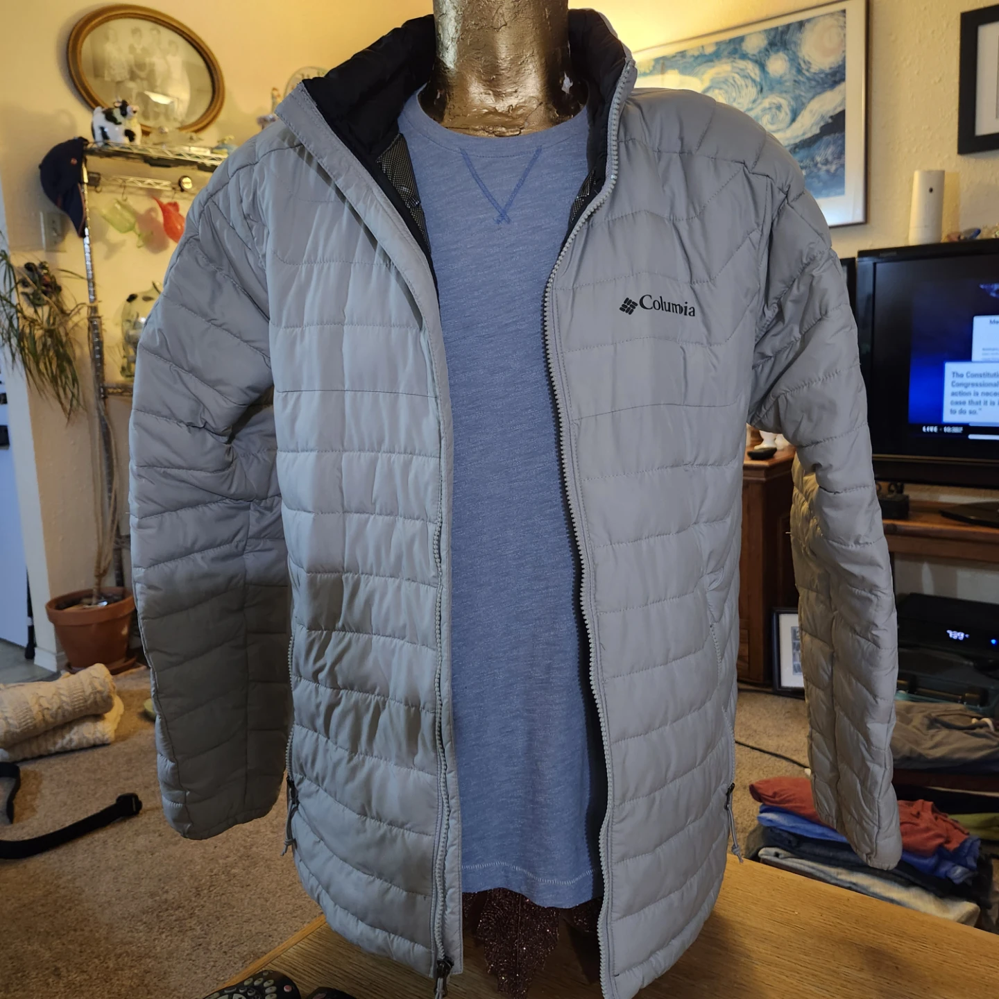 Grey Columbia Puffer Jacket - photo 3