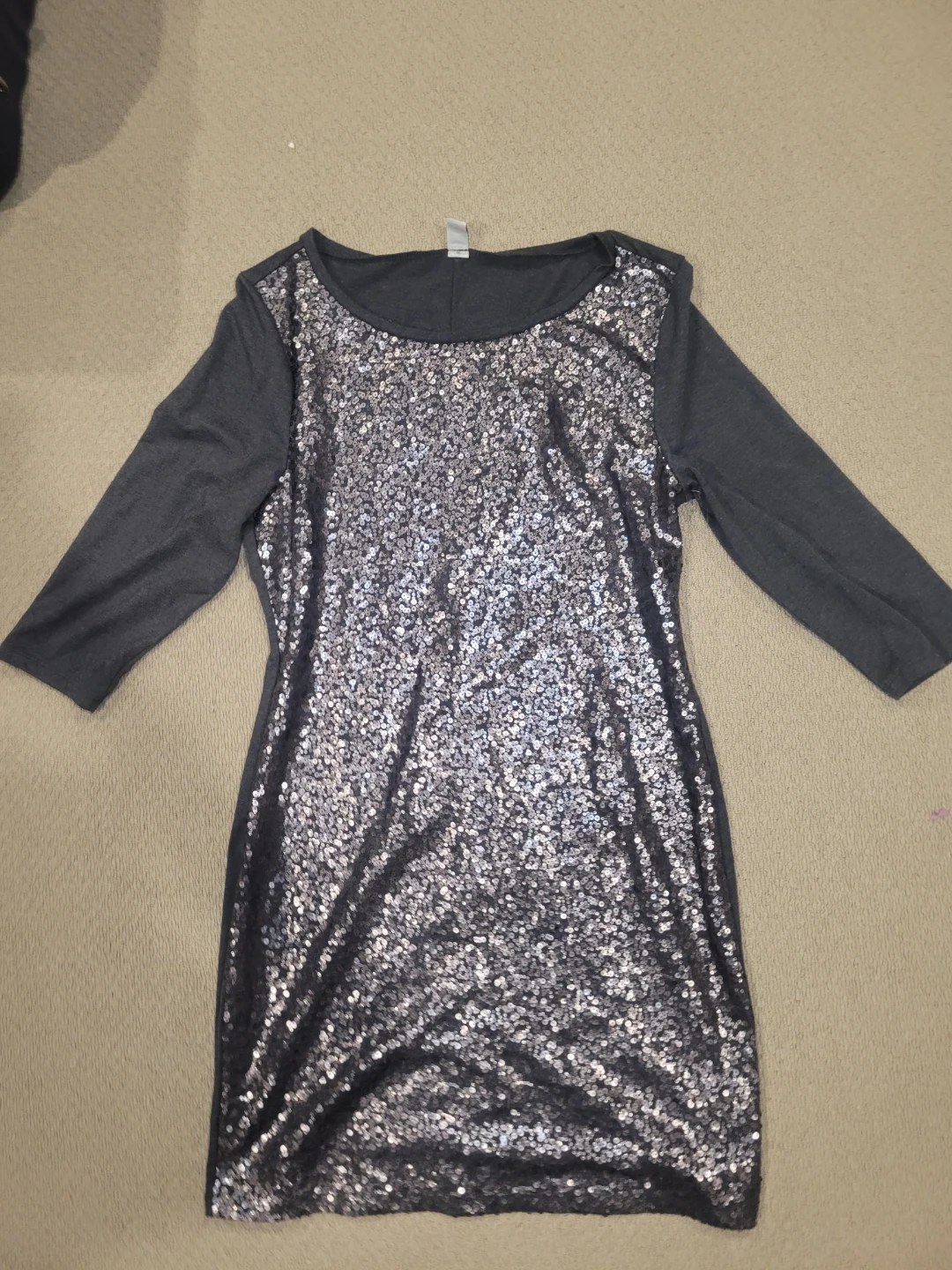 Grey Sequin Dress - photo 2
