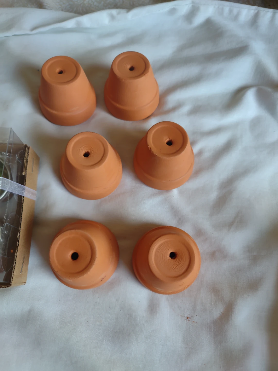 Succulent candles with flower pots - photo 3