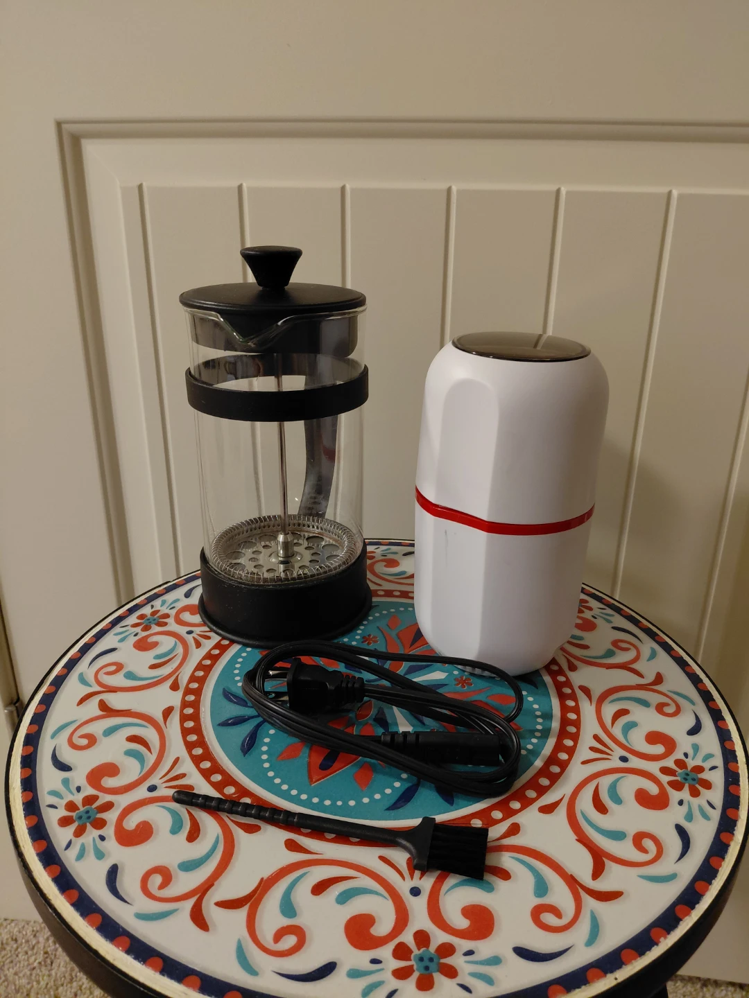 Electric Coffee Grinder and French Press - photo 3