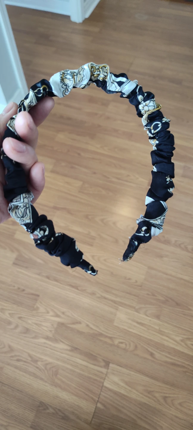Black & White Patterned Headband