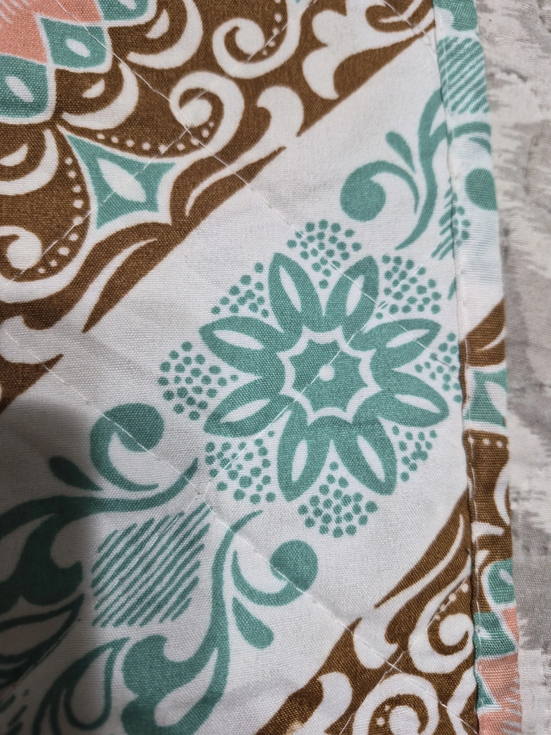 Beautiful Quilted Style Blanket Spread 100" x 62" - photo 5