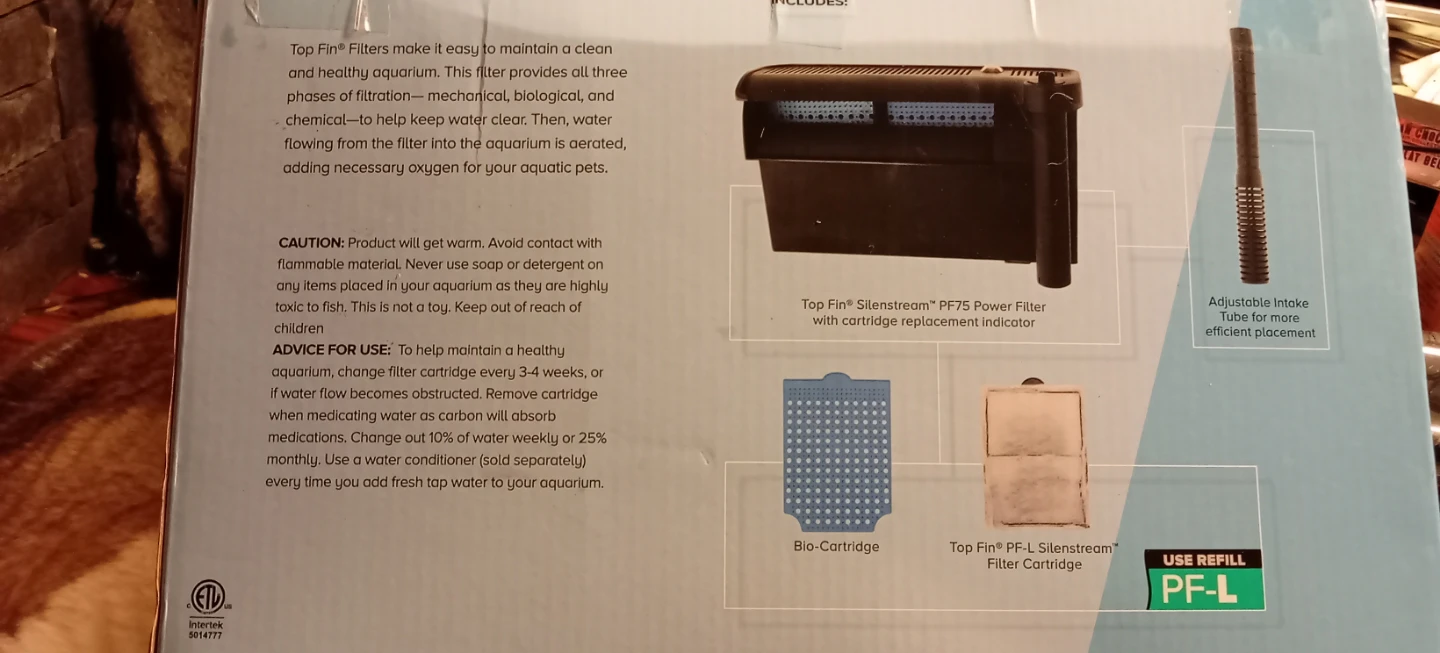 Top Fin SilenStream PF75 Power Filter - photo 3