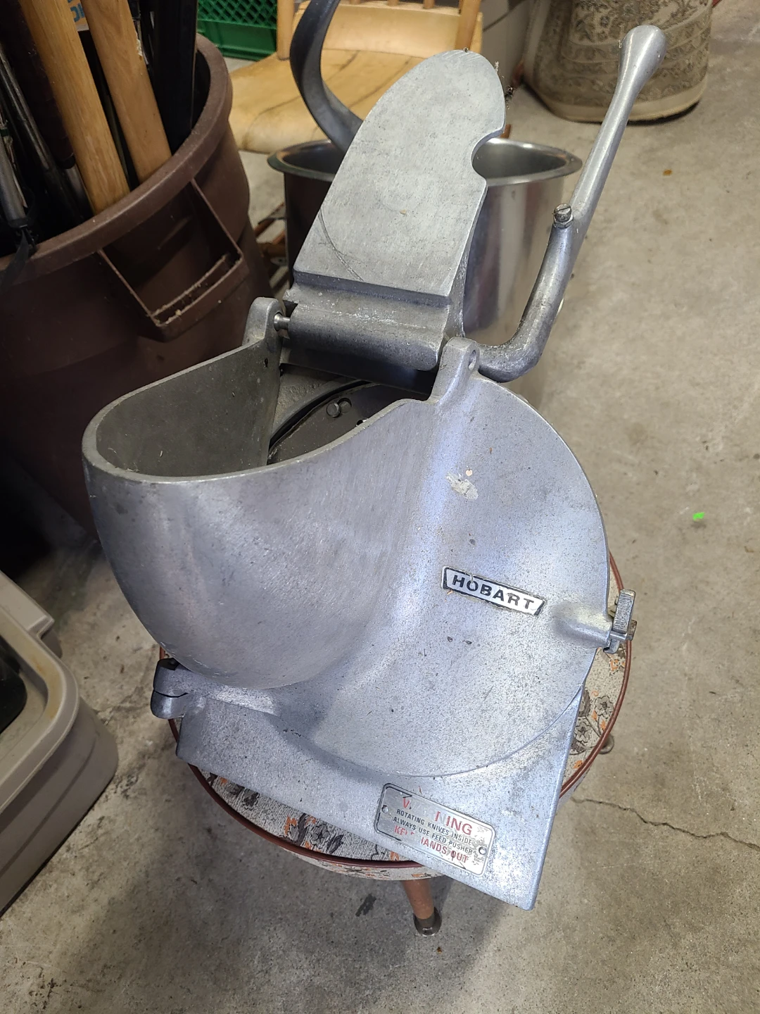 Hobart Commercial Food Slicer Grinder Attachment