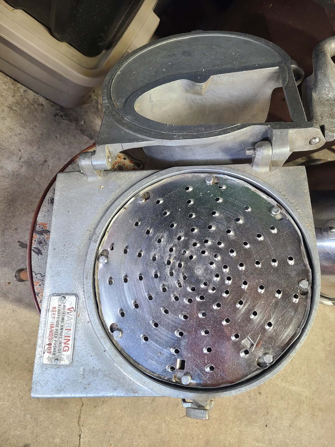 Hobart Commercial Food Slicer Grinder Attachment - photo 2