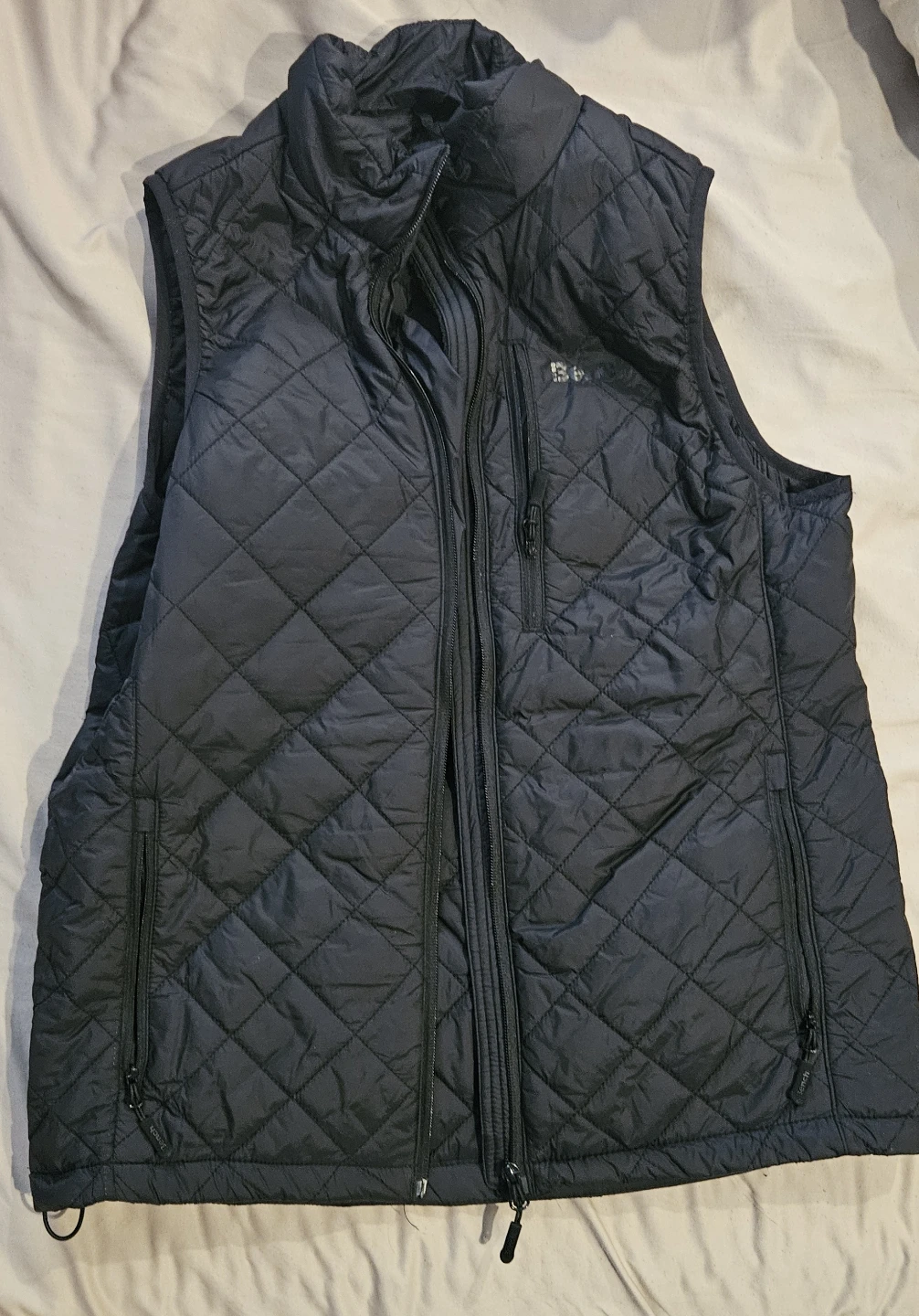 Black Quilted Vest