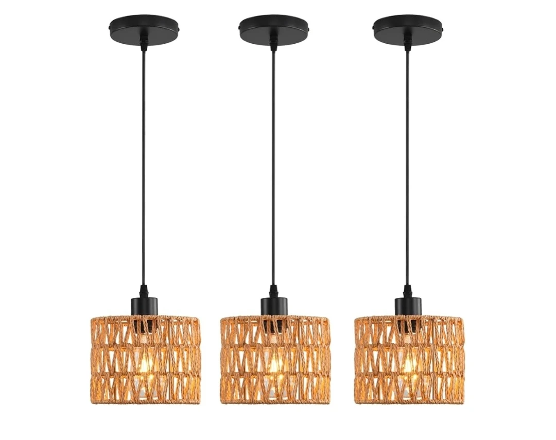 New KENMI 3 Pack Pendant Lights