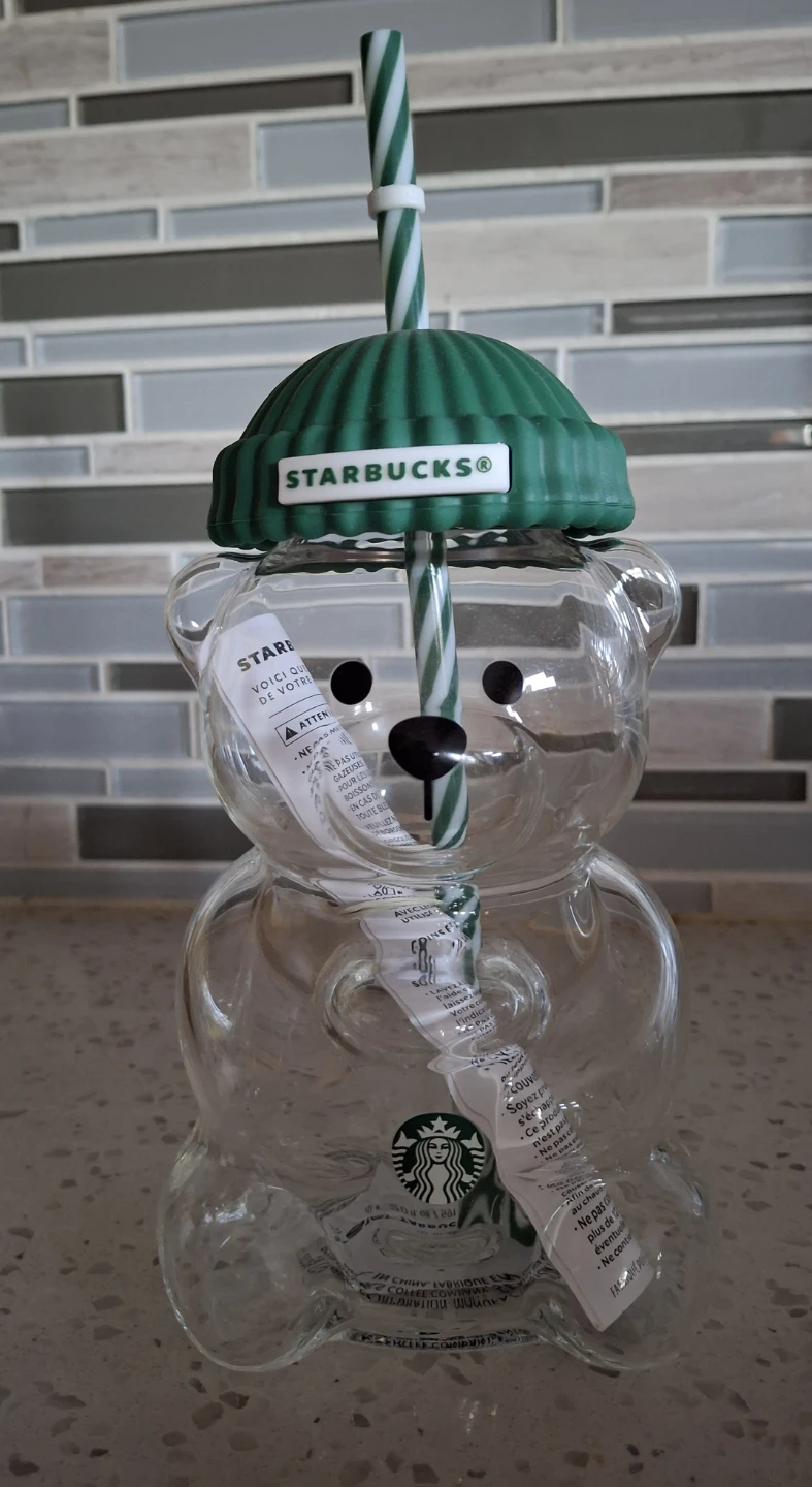 Starbucks Bear Tumbler with Straw