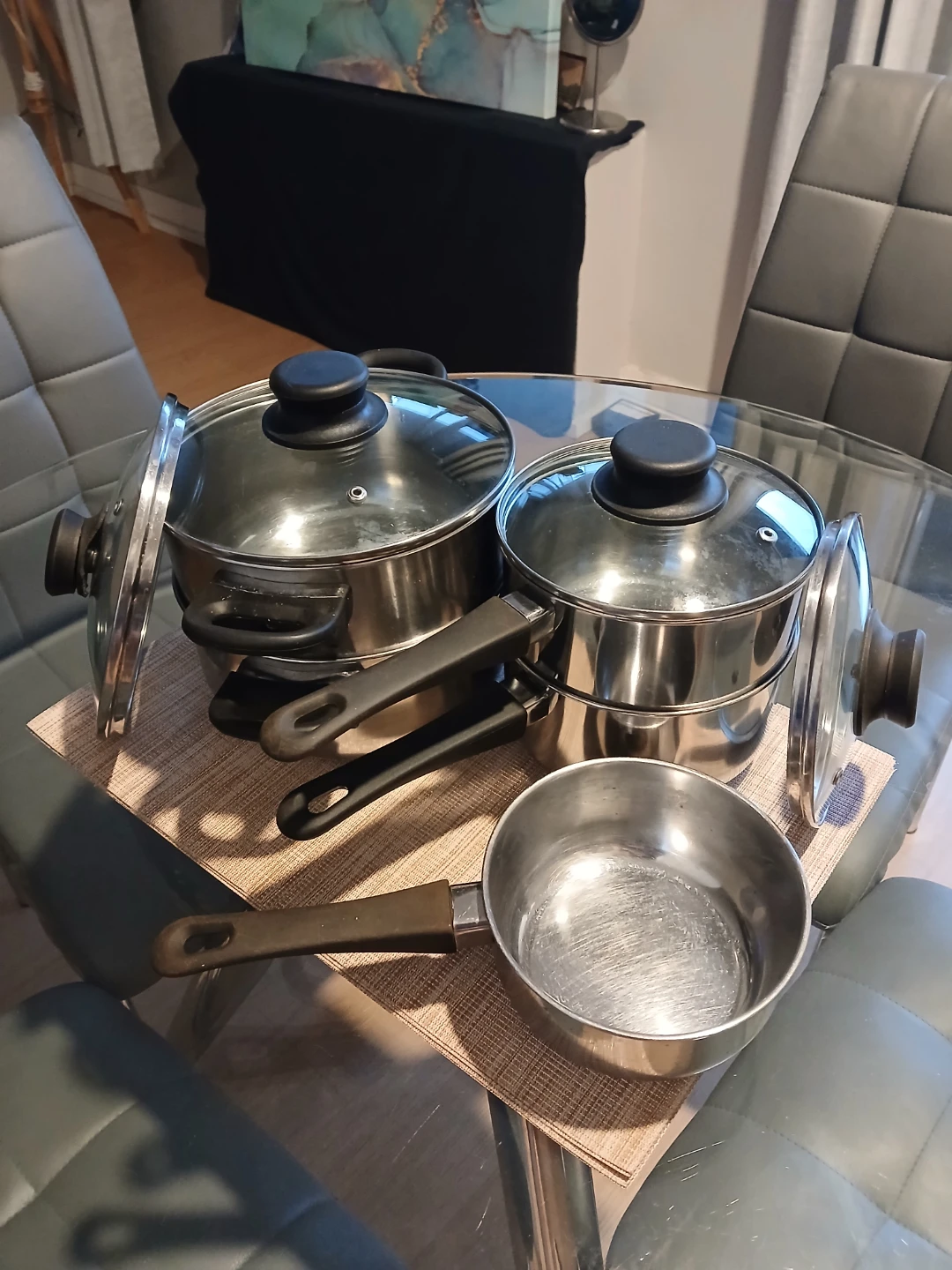 Stainless Steel Pots Set & Cookware - photo 3