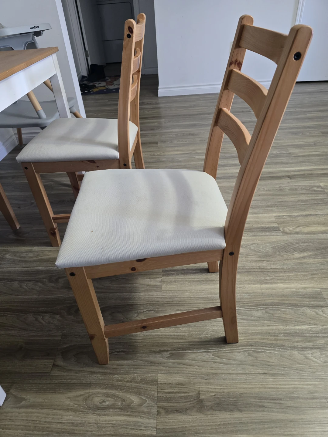 Wooden Dining Table with 4 Chairs - photo 2
