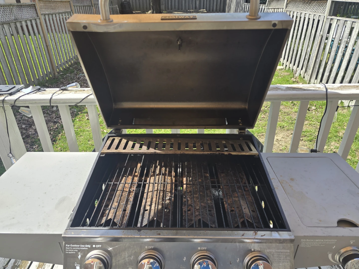 Costway Gas Grill with Side Burner and with cover - photo 4