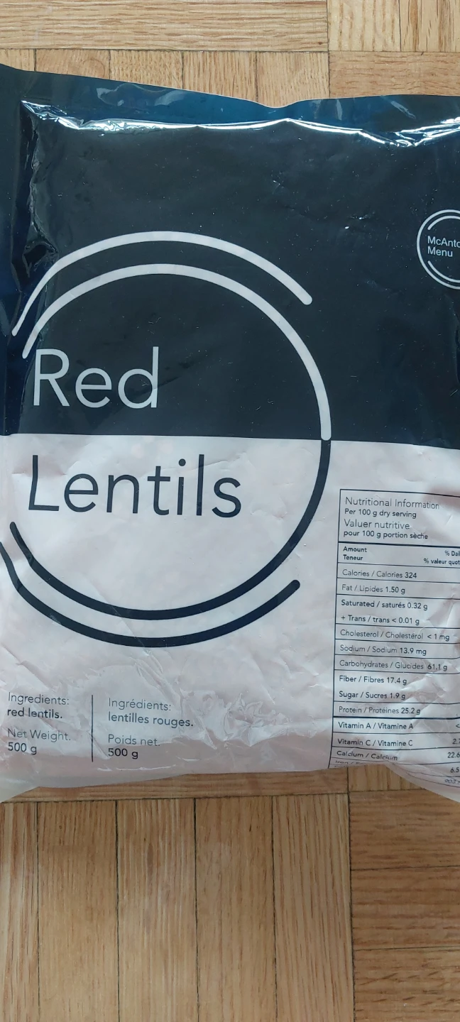 Red Lentils 500g