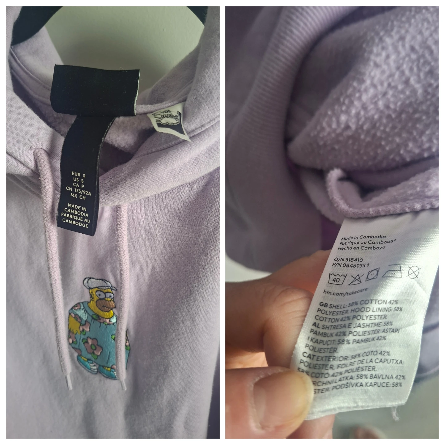 H&M x The Simpsons Hoodie (Small) - photo 2