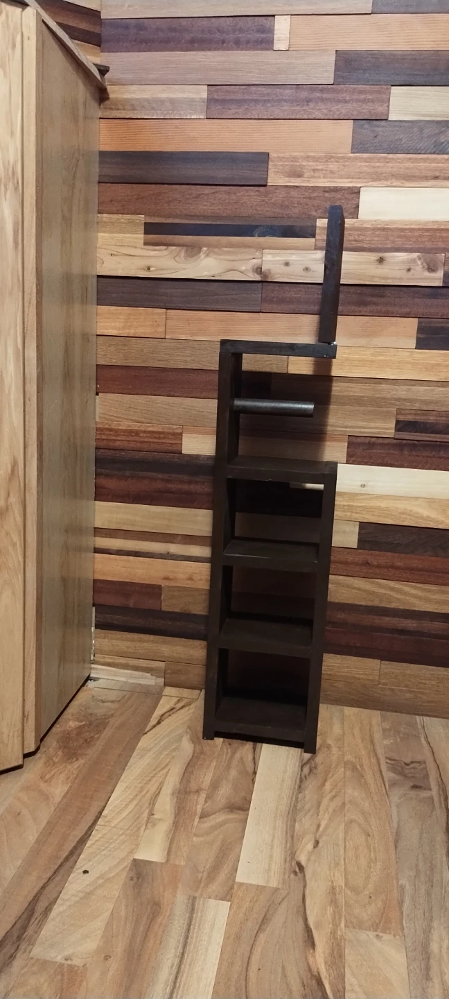 Wooden Toilet Paper Holder and Storage Stand