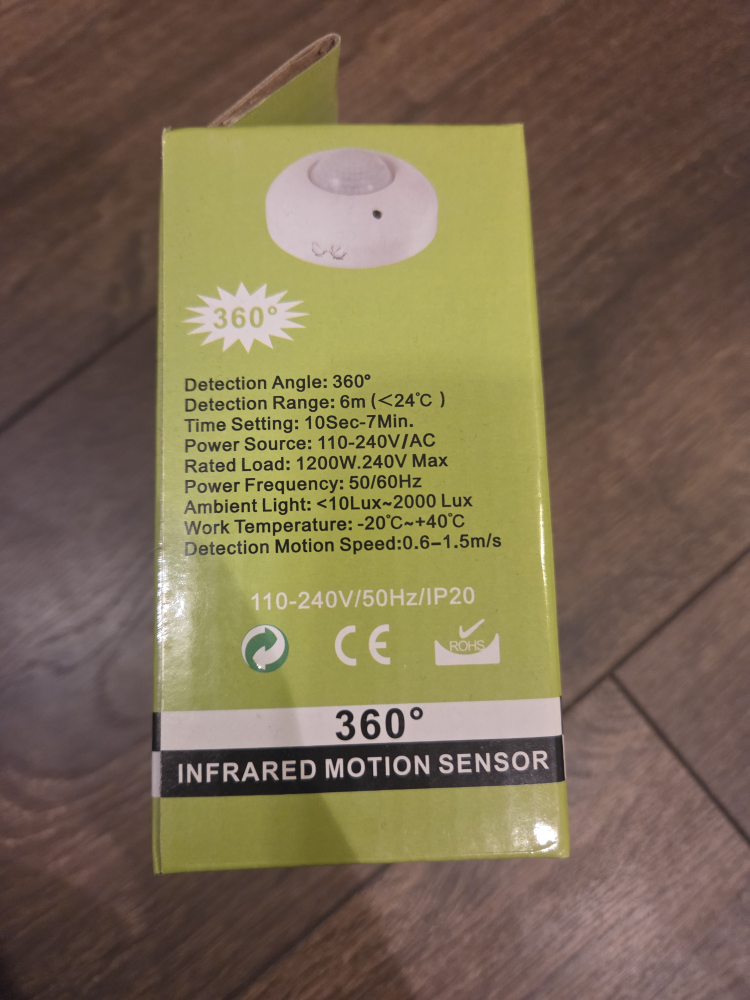 360° Infrared Motion Sensor - photo 2