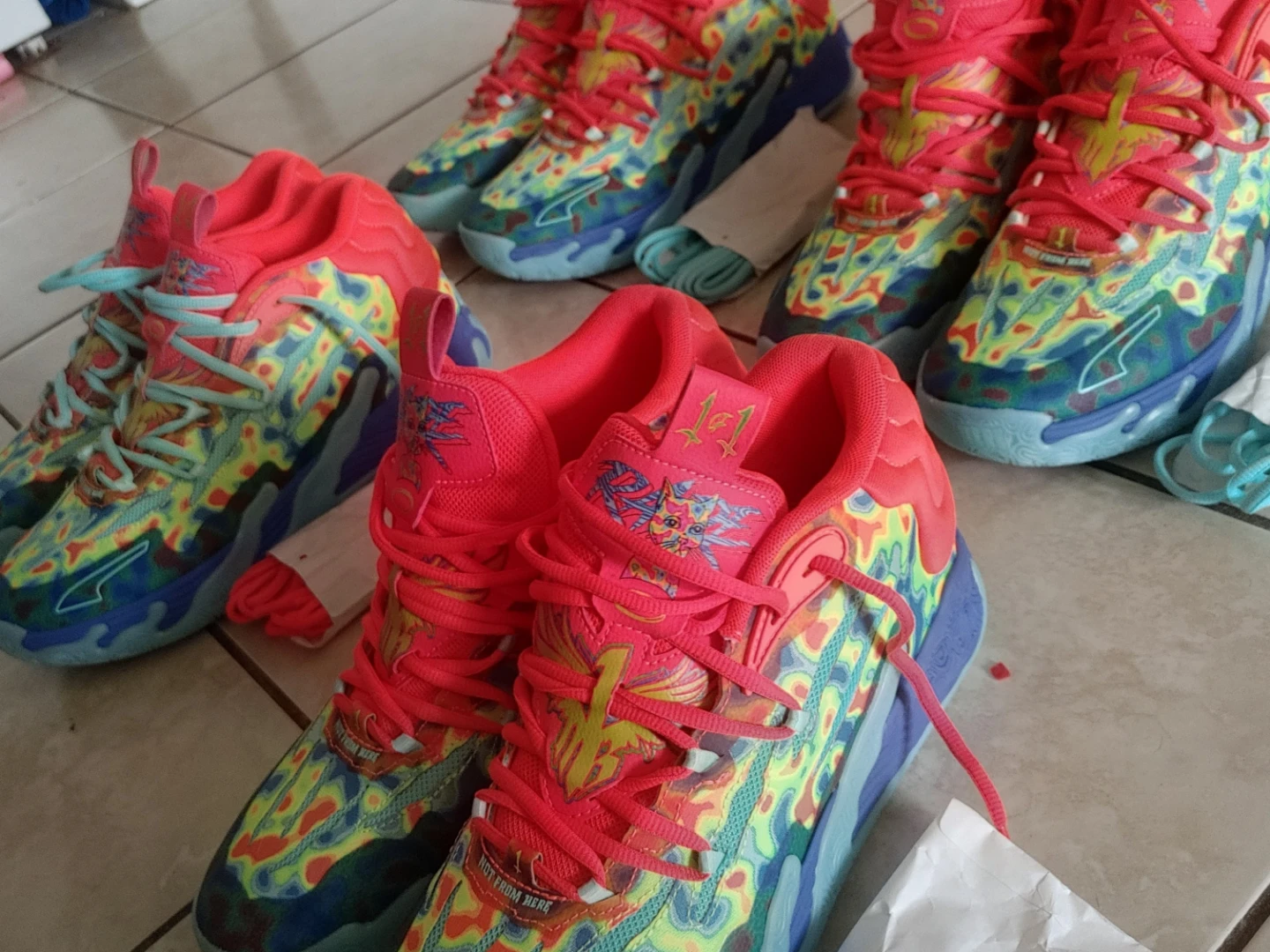 "Puma" basketball shoes