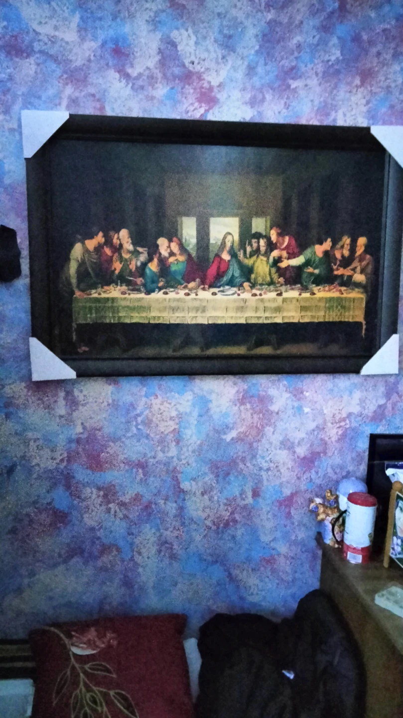 Se vende cuadro de la última cena mide 24x36 pulgadas