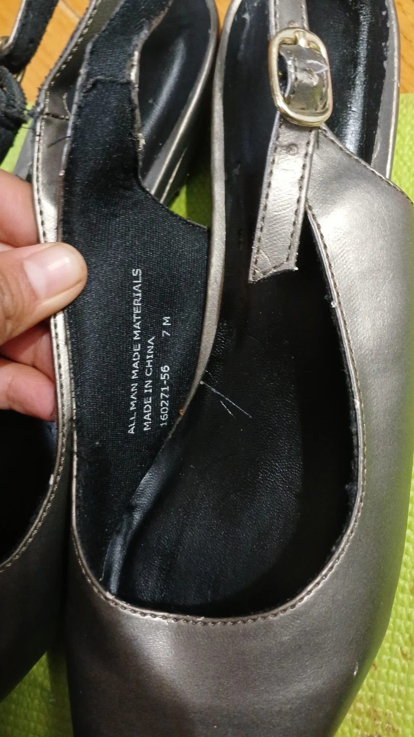 Brash Steps Slingback Shoes - Size 7M - Metallic Silver - photo 2