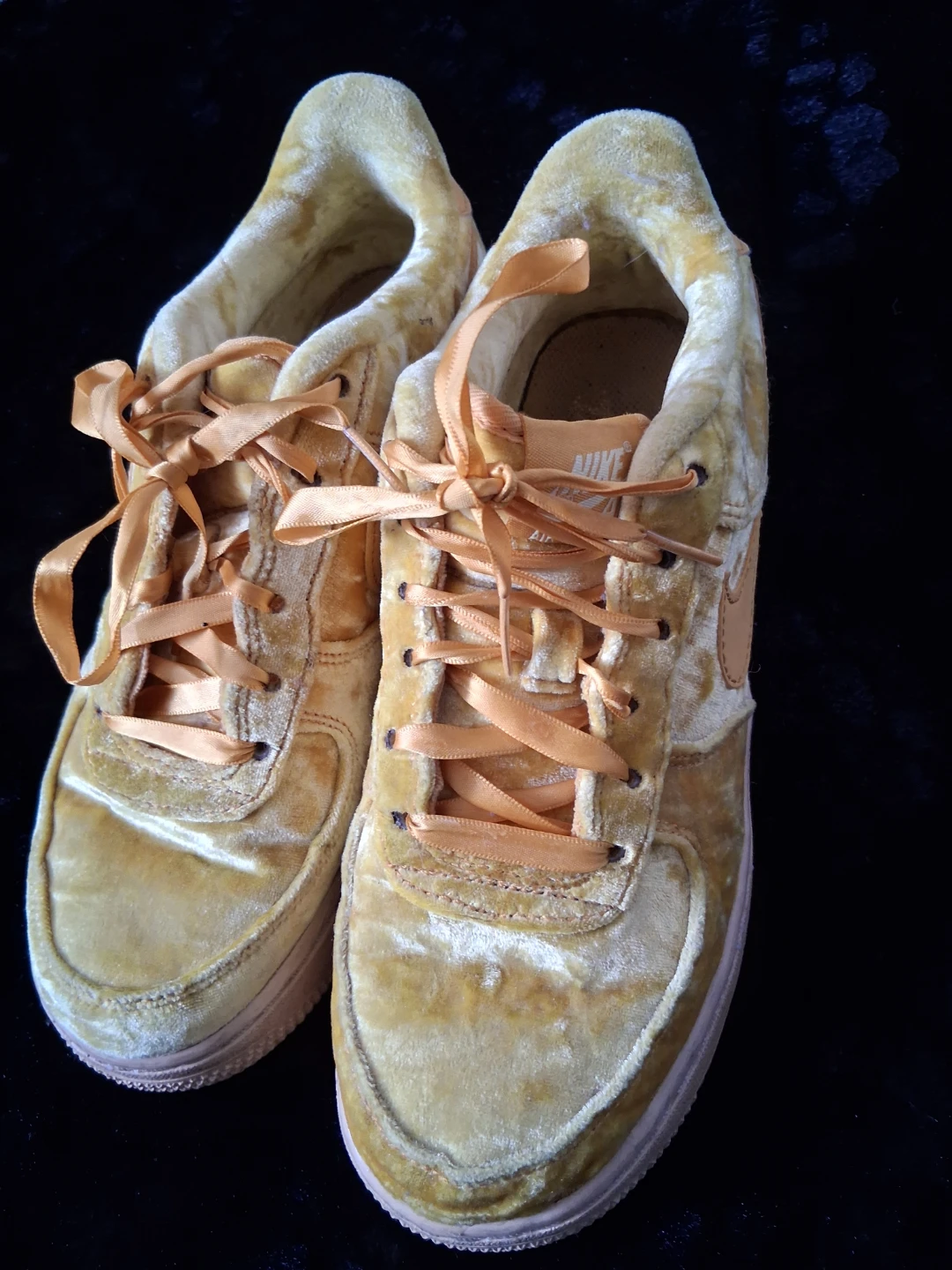 Nike Air Force 1 Velvet Sneakers - photo 2