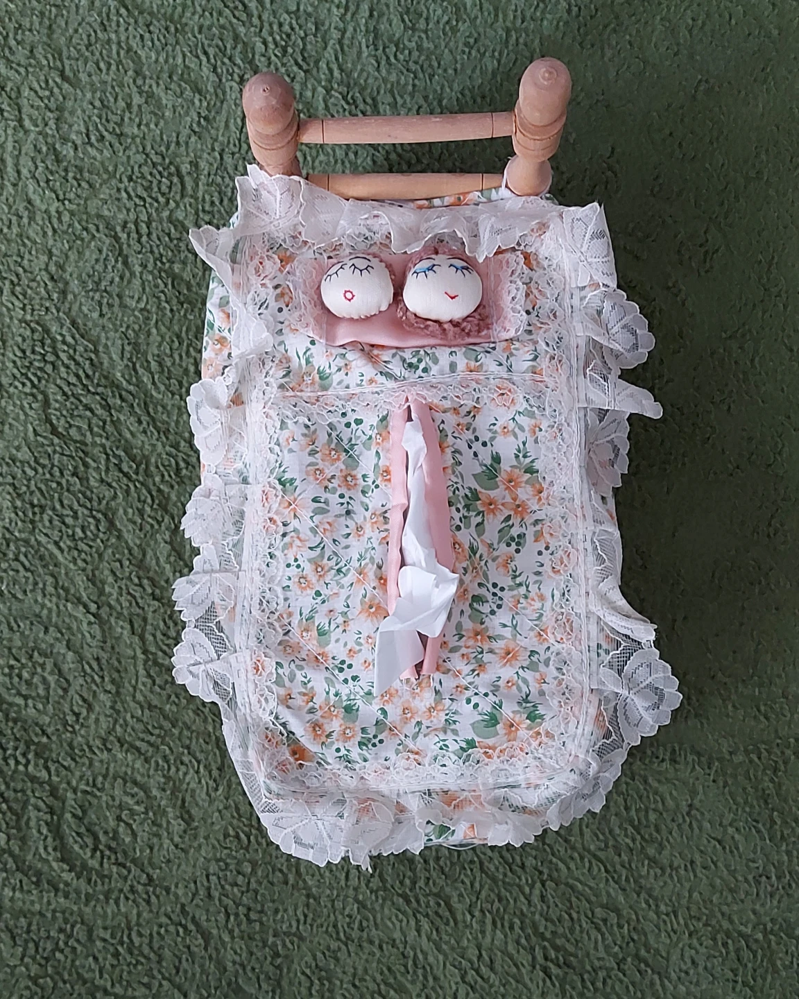 🌱 Vintage Tissue Box Holder - photo 2