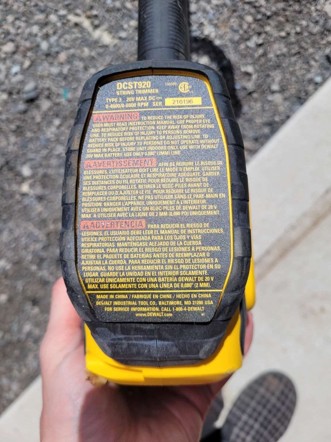 Dewalt Lawn set 20v - photo 4