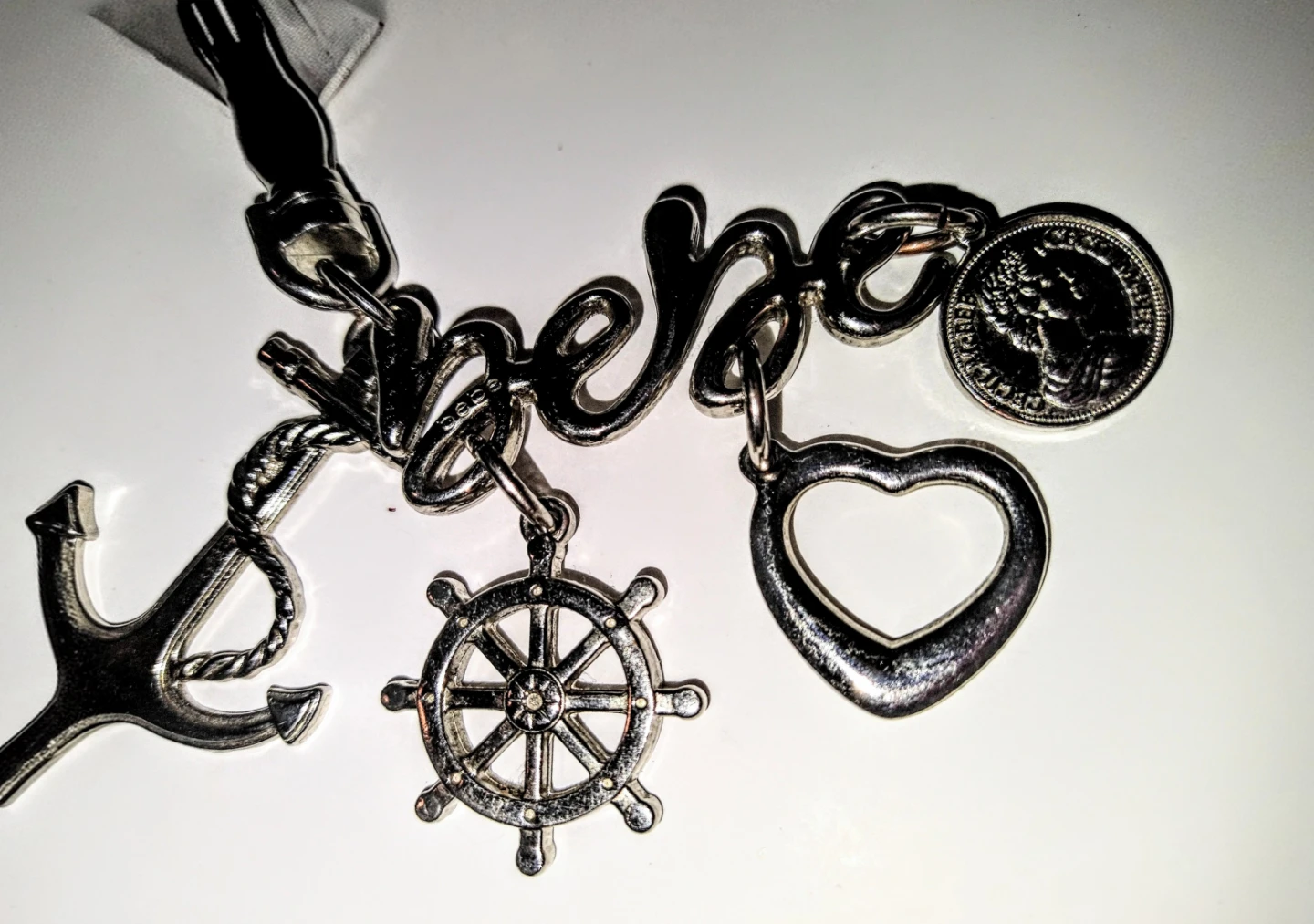 Vintage Y2K bebe branded nautical-themed bag charm - photo 3
