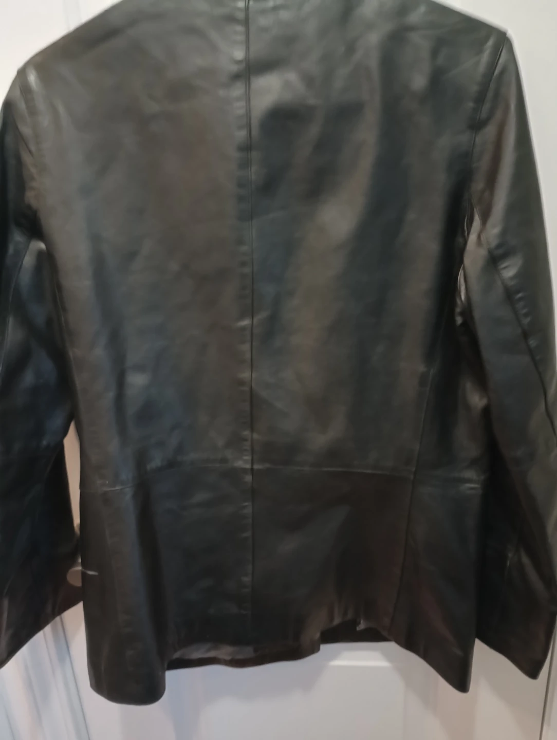 GAP Genuine Leather Blazer Jacket - Women's Medium - photo 3