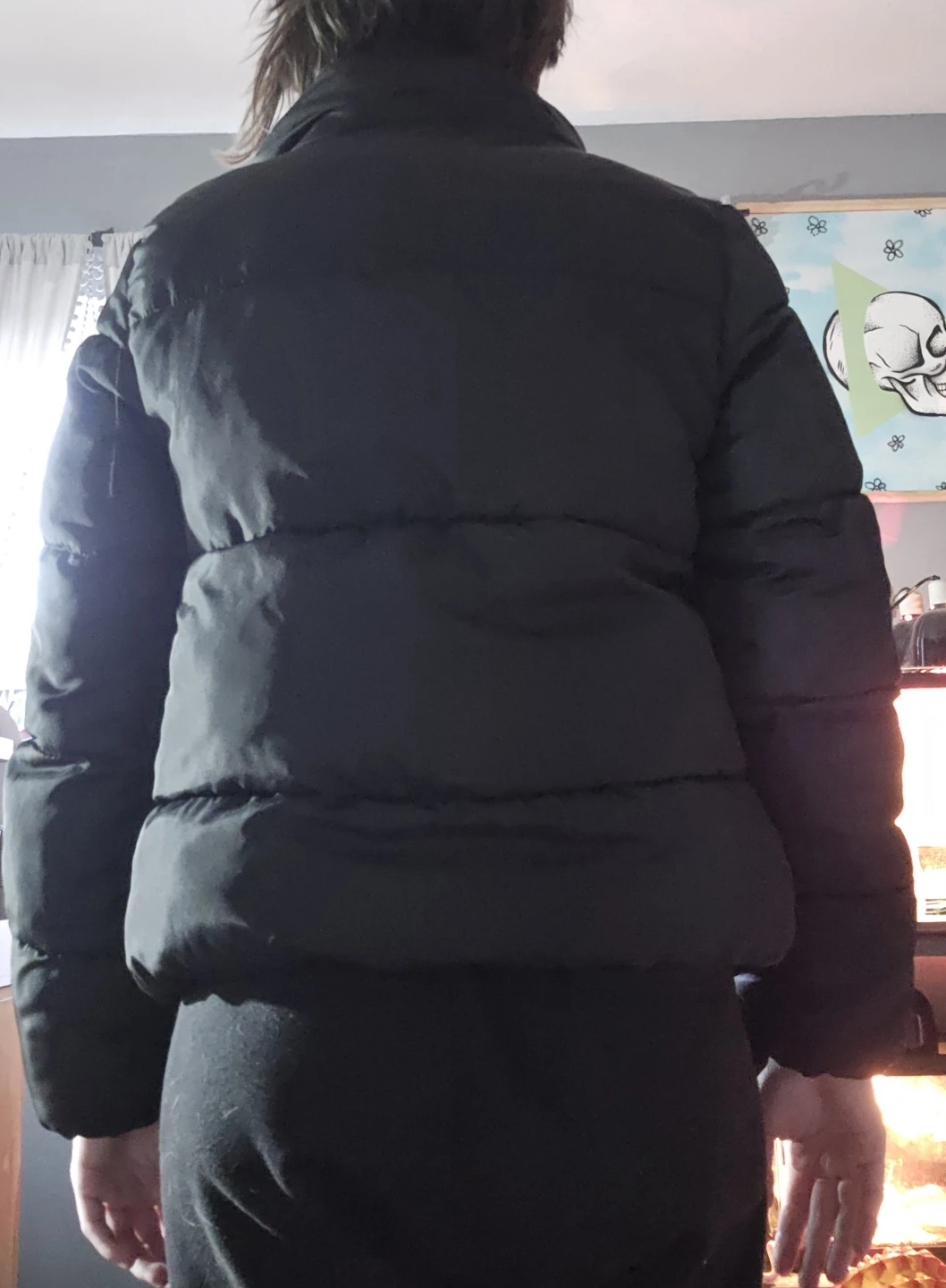 Womens Reebok Black Puffer Jacket - photo 3