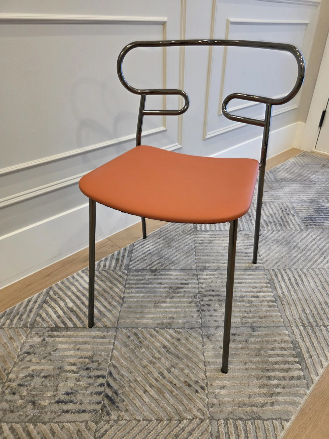 Set of 4 Ark Interiors Chrome Trabba  Dining Chairs - photo 3