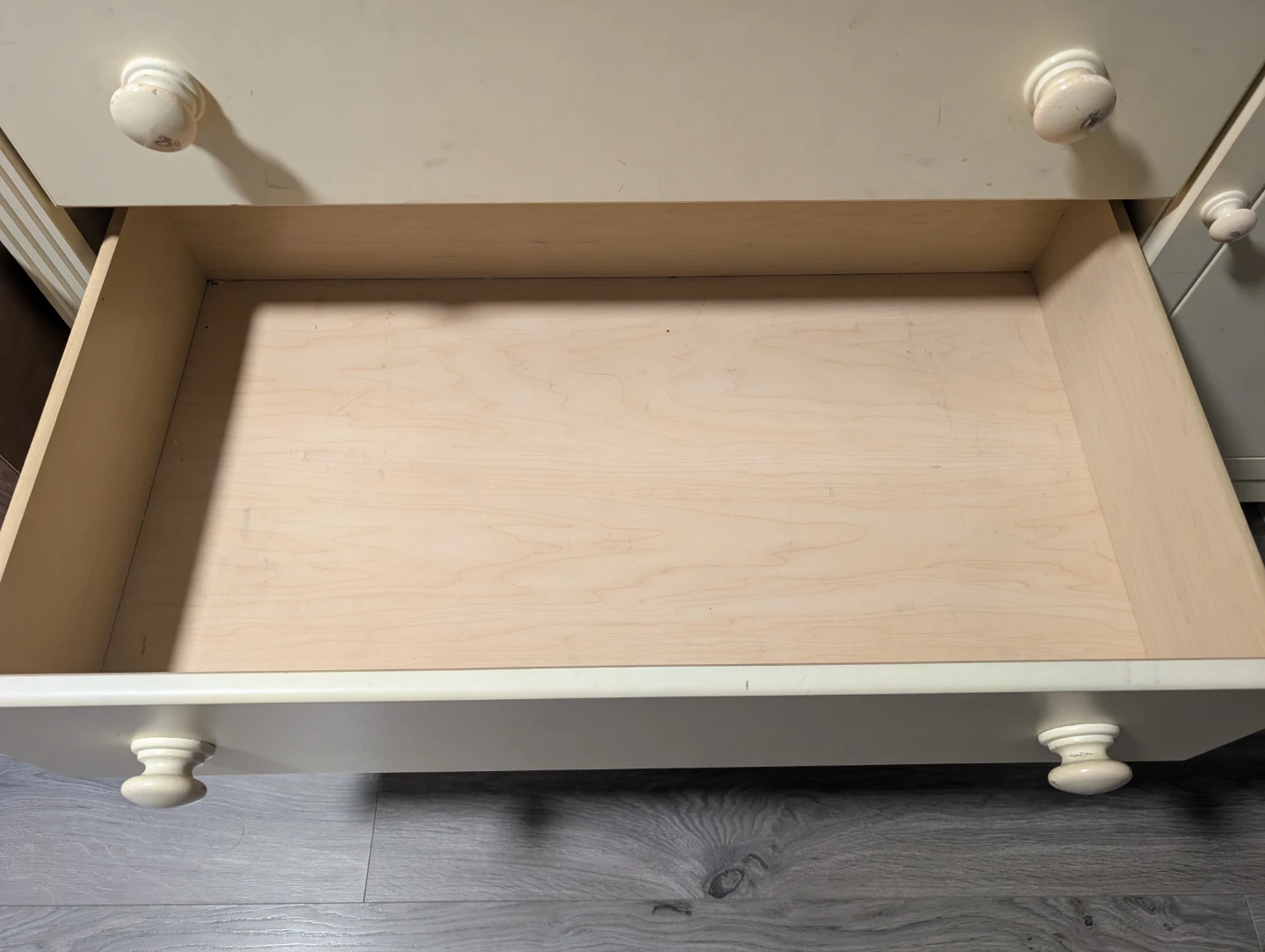 Cream Dresser with Cabinet - photo 5