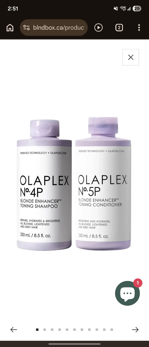 Olaplex  Blonde Enhancer Toning Shampoo & Conditioner Set