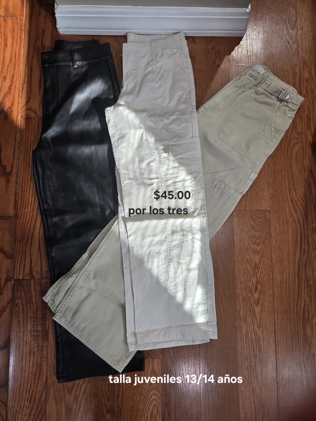 Bundle of 3 Pairs of Junior Pants