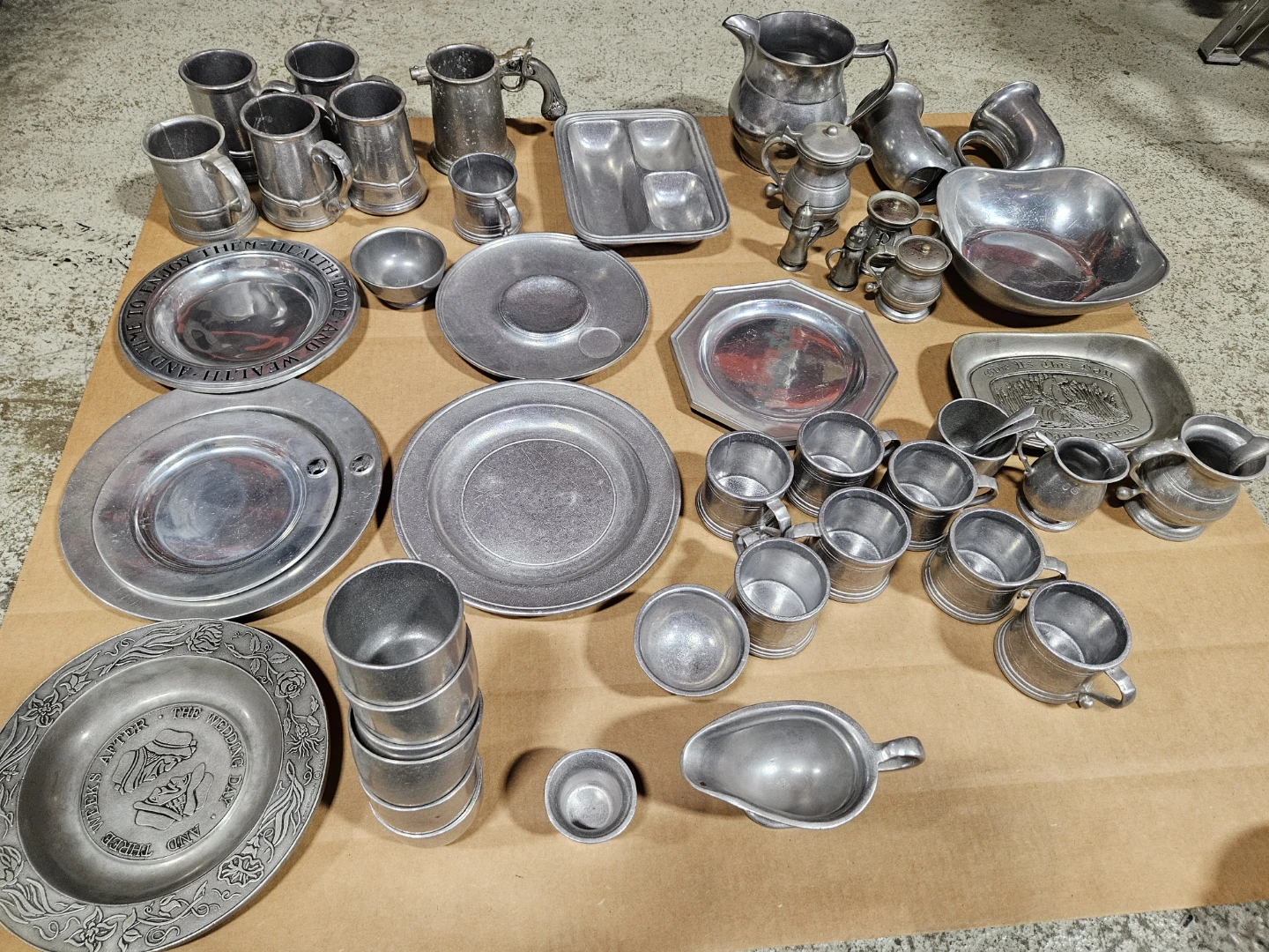 Pewter Tableware Collection - Plates, Bowls, Mugs & More - photo 3