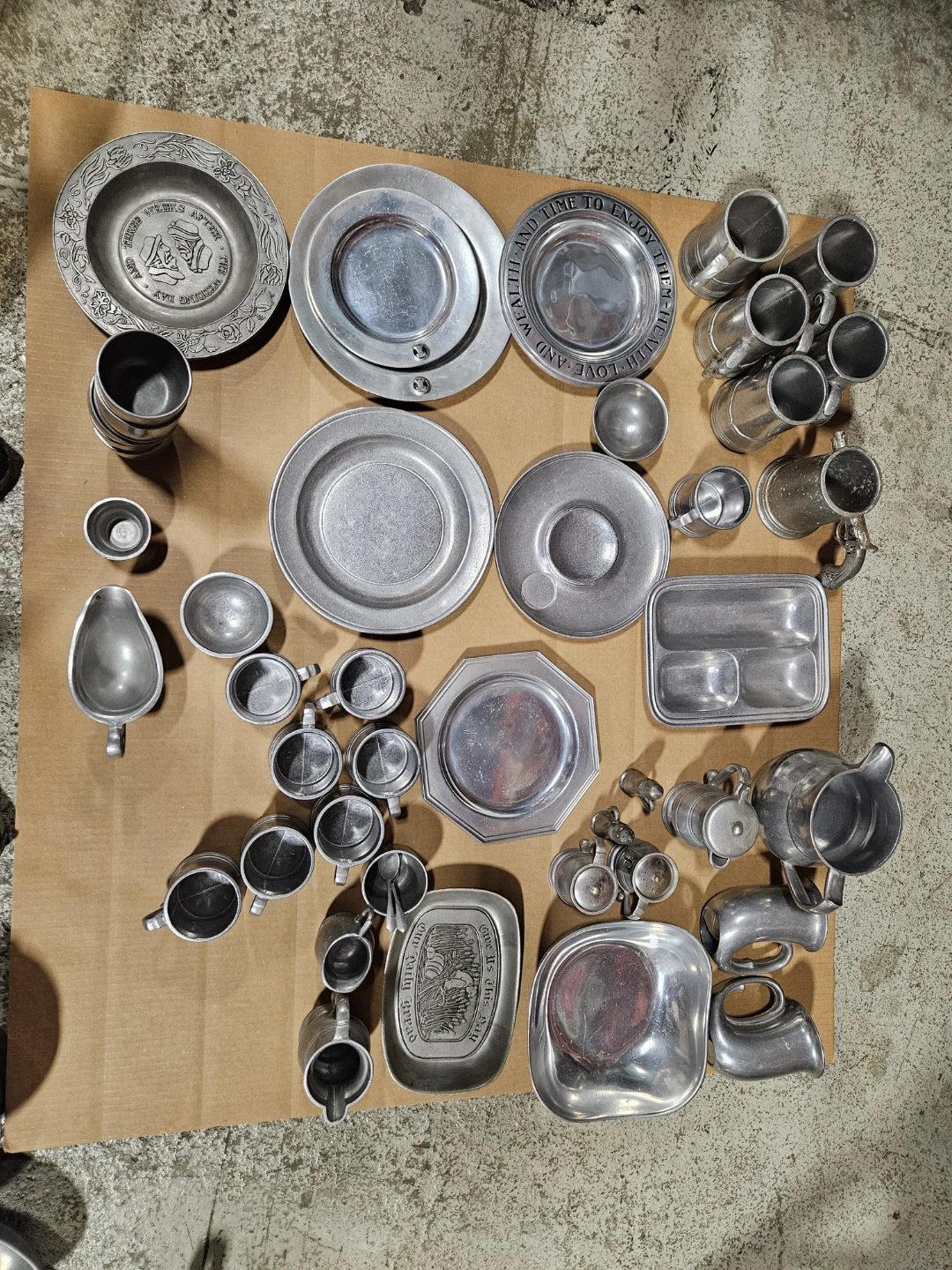 Pewter Tableware Collection - Plates, Bowls, Mugs & More - photo 4