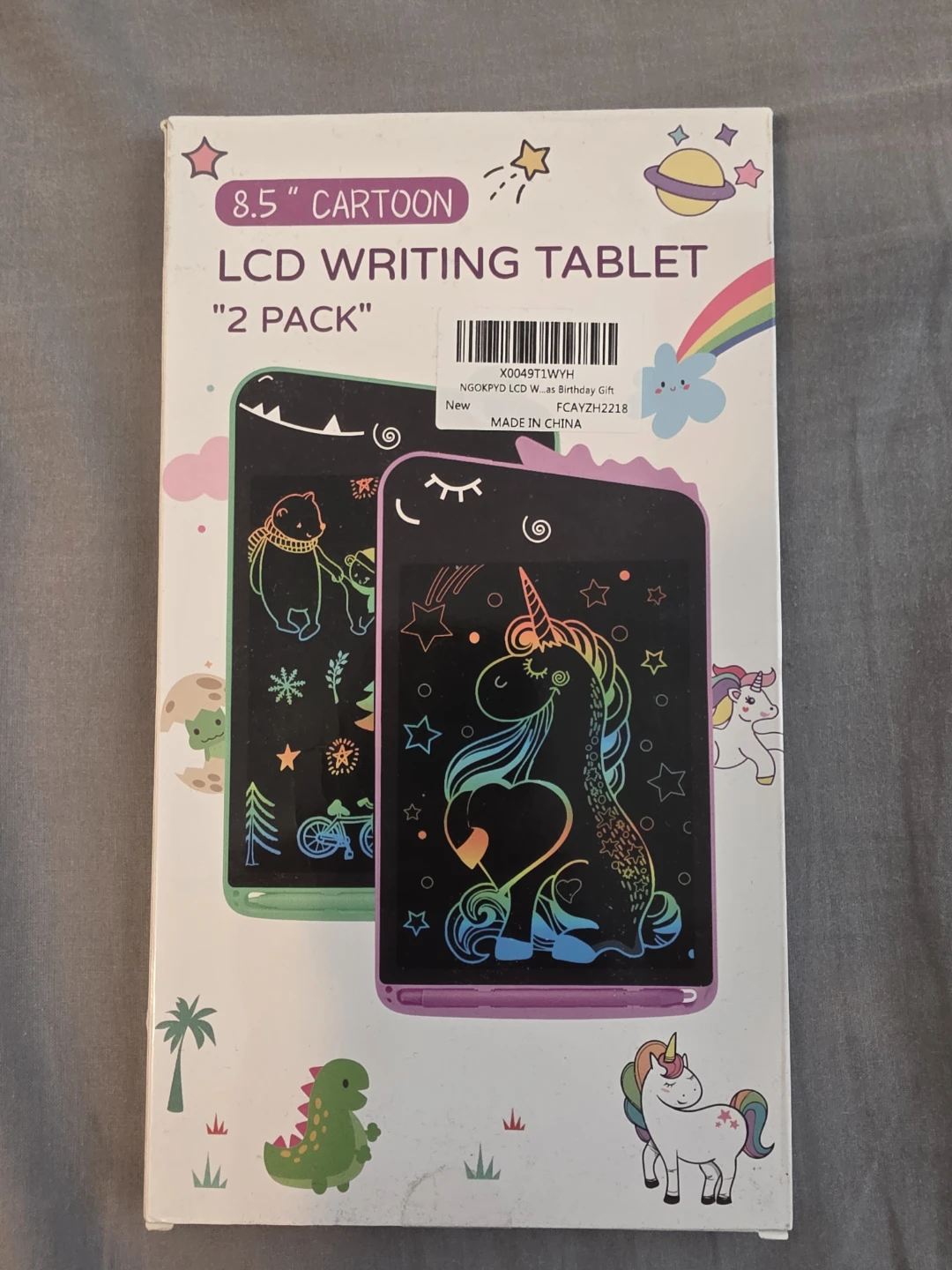 8.5" Cartoon LCD Writing Tablet - 2 Pack - photo 2