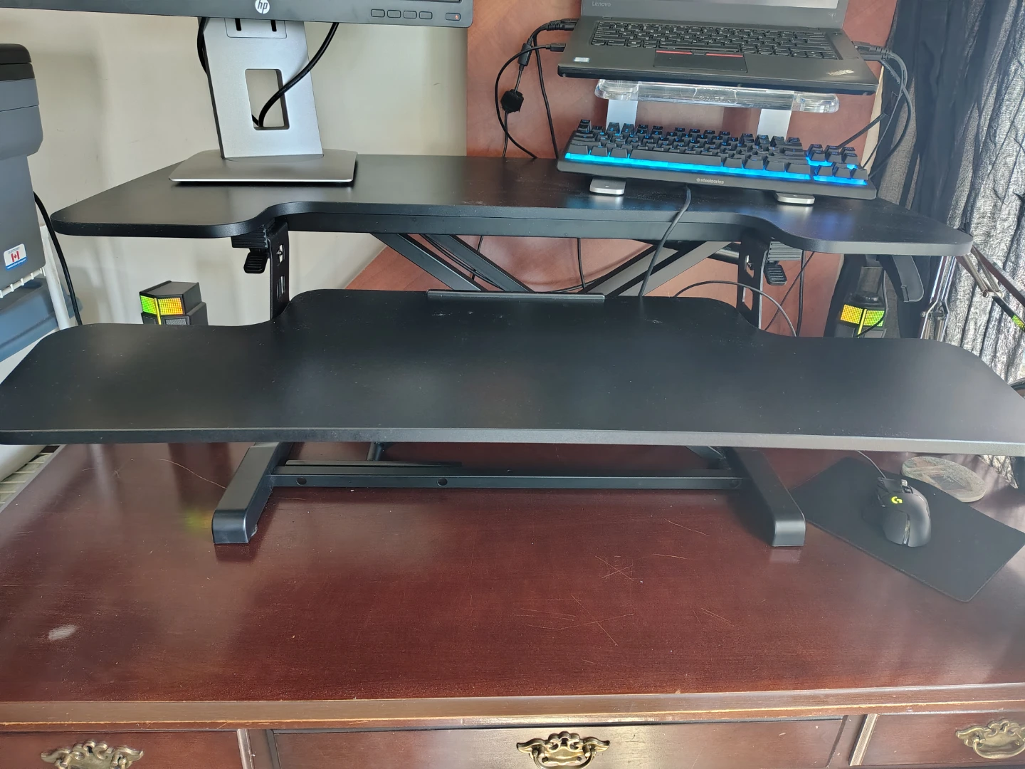 Black Standing Desk Converter 🌱 - photo 3