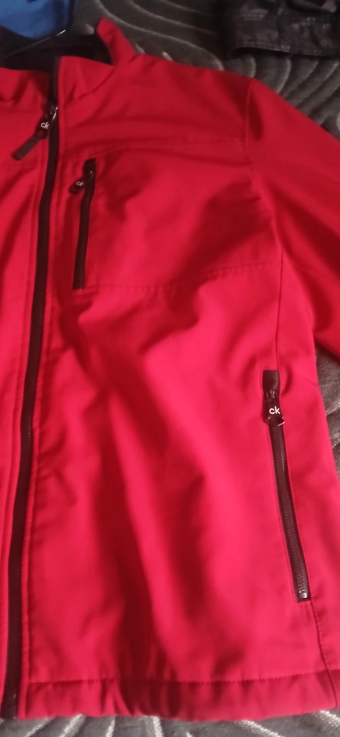 Calvin Klein Red Fleece-Lined Jacket - photo 3