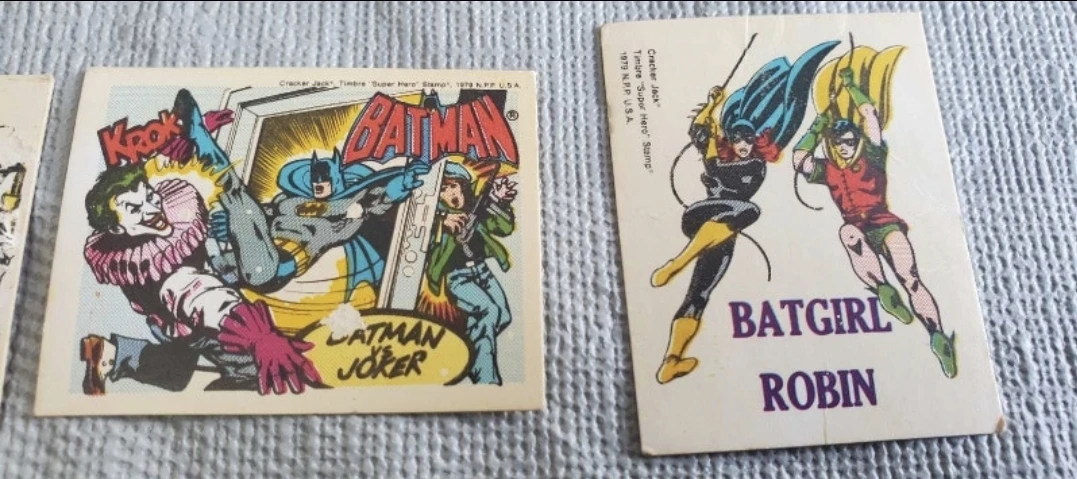 1979 cracker jack dc comics lot of 8 stamp cards - photo 4