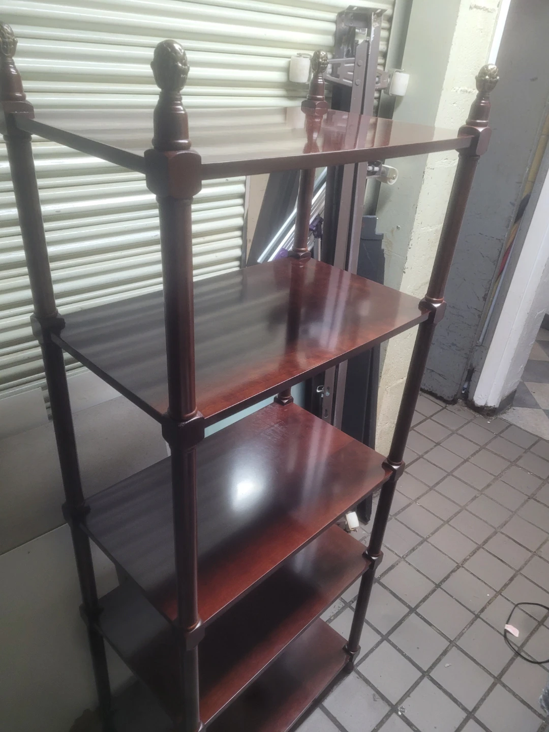 Wooden 5-Shelf Bookcase/Display Stand - photo 2