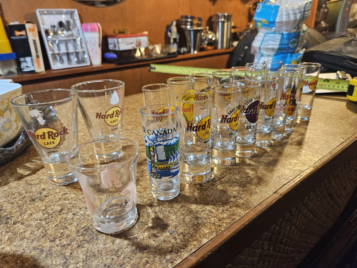 Hard Rock Cafe Shot Glasses - Set of 13 - photo 3