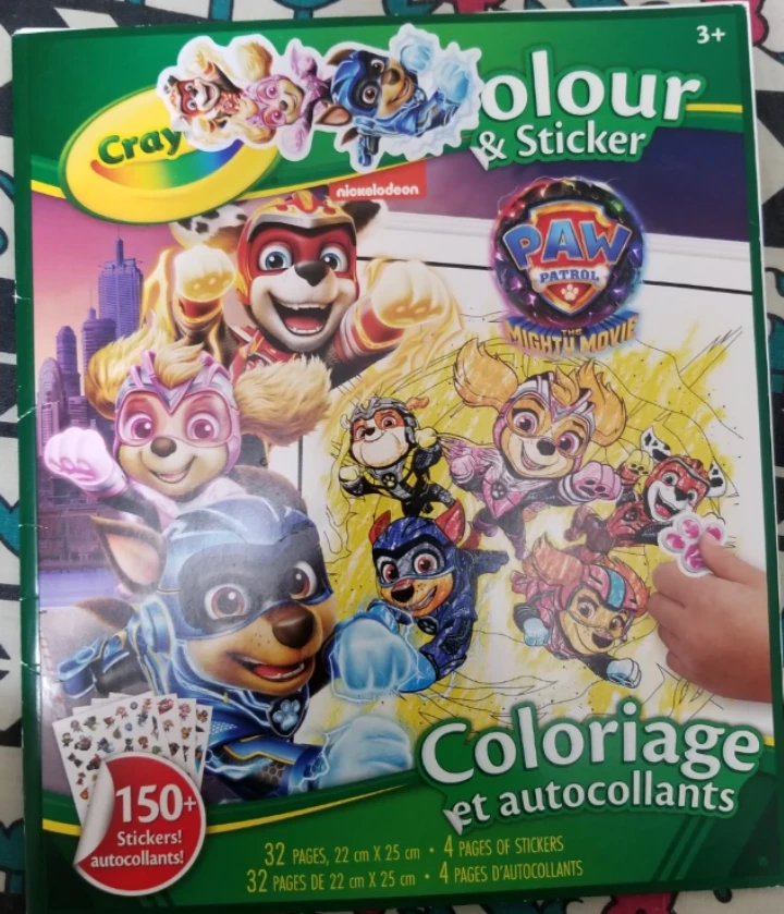Crayola Paw Patrol The Mighty Movie Colour