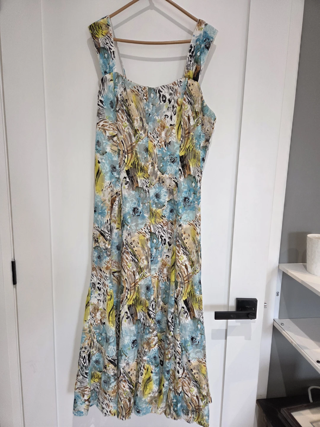 Summer Dress - Blue Floral Print - photo 2