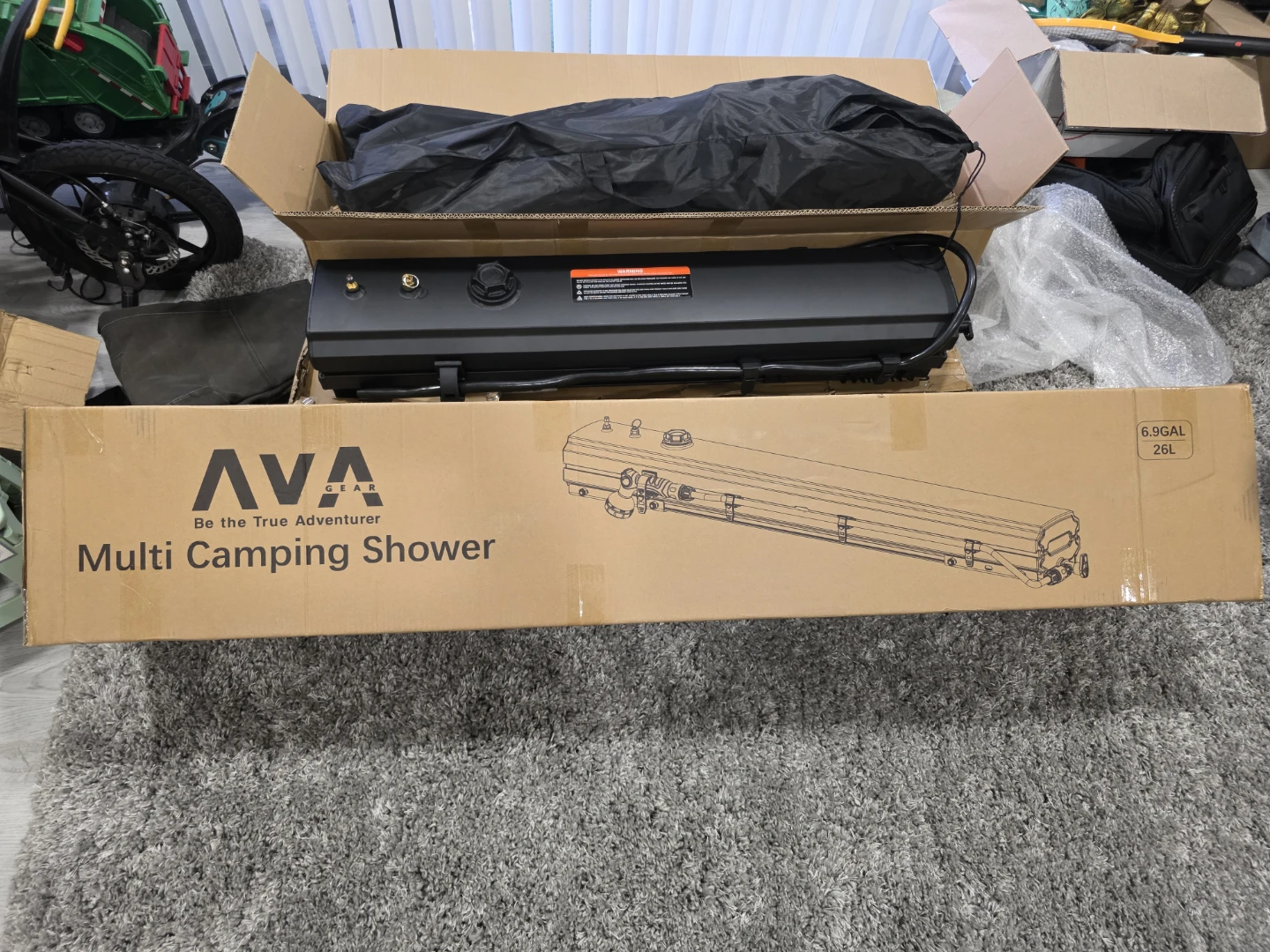 AVA Gear Multi Camping Shower 6.9 Gallon Black - photo 2