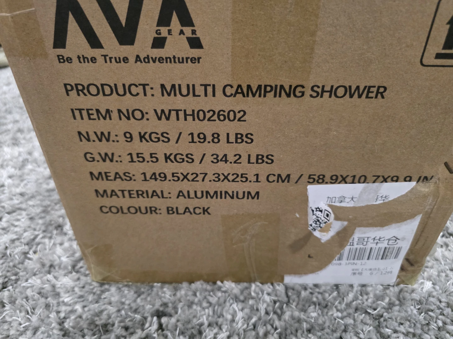 AVA Gear Multi Camping Shower 6.9 Gallon Black - photo 4